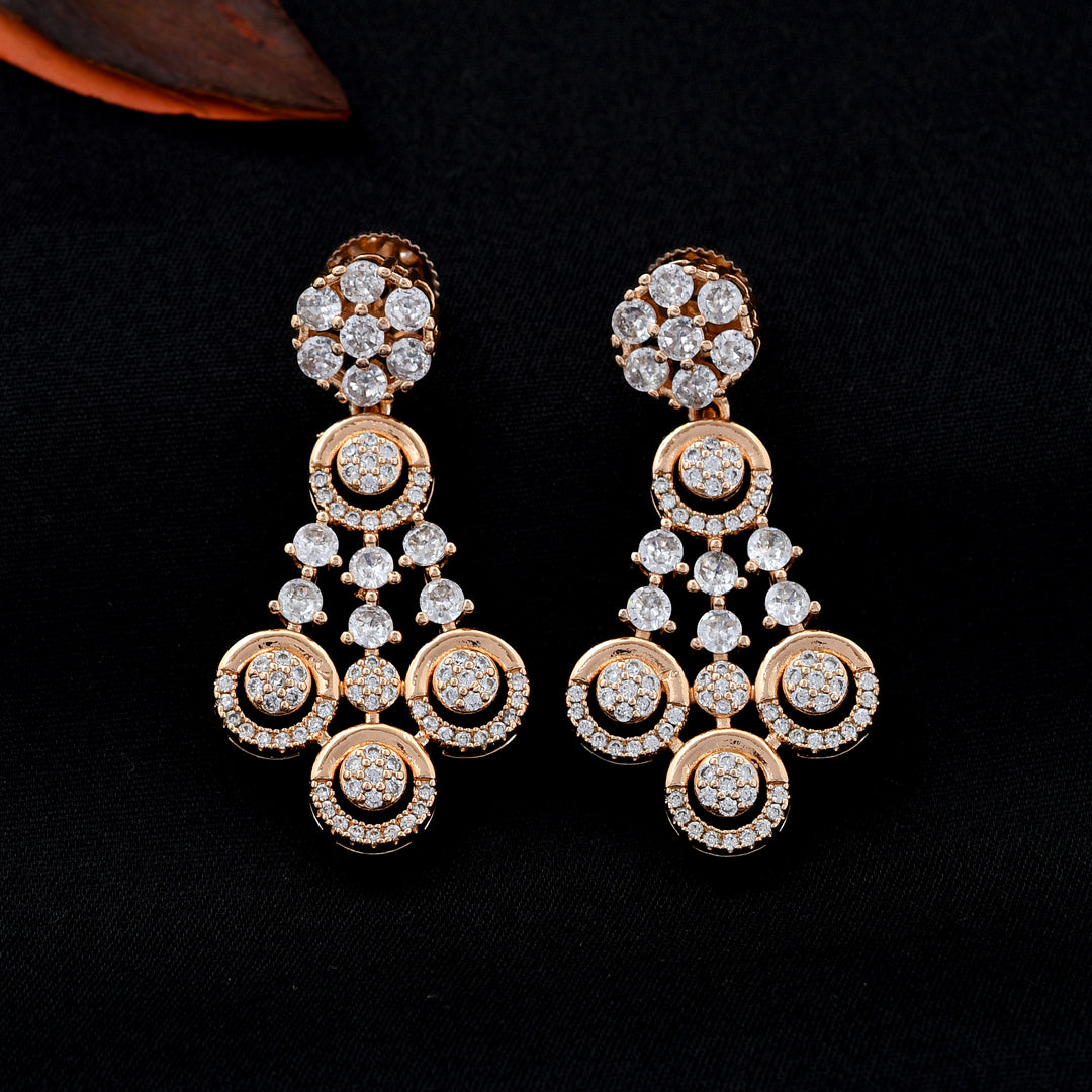 Dazzling American Diamond Earrings