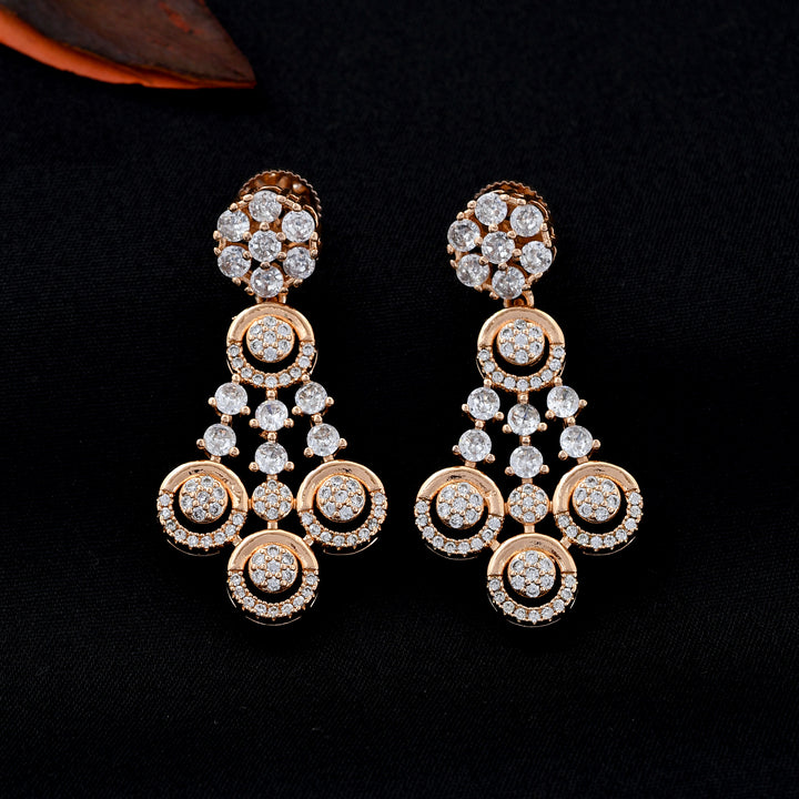 Dazzling American Diamond Earrings