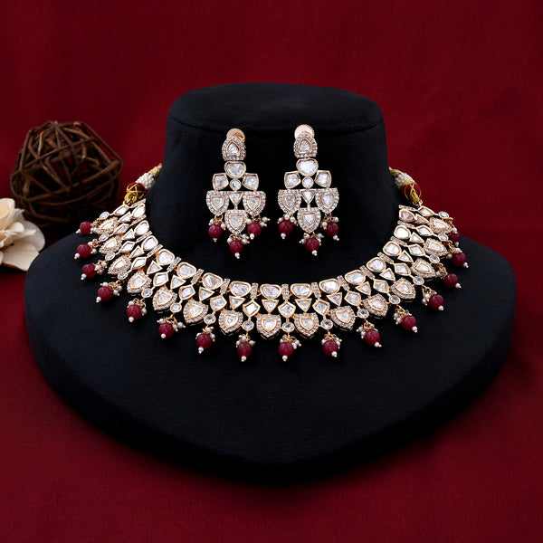 Bridal Kundan Polki Necklace Set