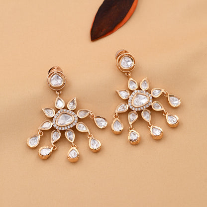 Designer Kundan Polki Necklace Set