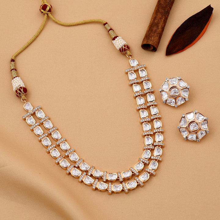 KUNDAN POLKI NECKLACE SET