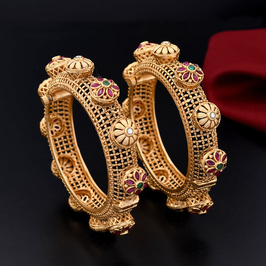 Gokharu Style Antique Bangle Set