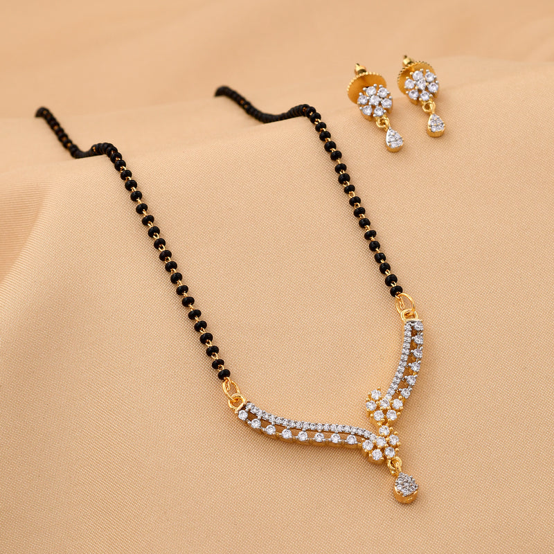 Stylish Zircon Mangalsutra