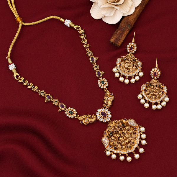 Laxmi Design Antique Short Necklace Set