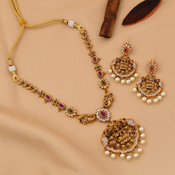 Laxmi Design Antique Short Necklace Set