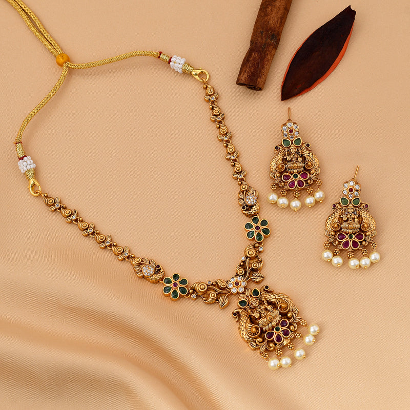 South Indian Antique Necklace Set