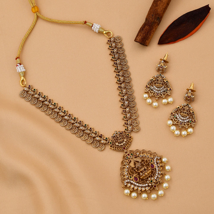 Temple Design Antique Necklace Set