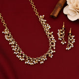 Gold Plated Antique Polish Necklace Set