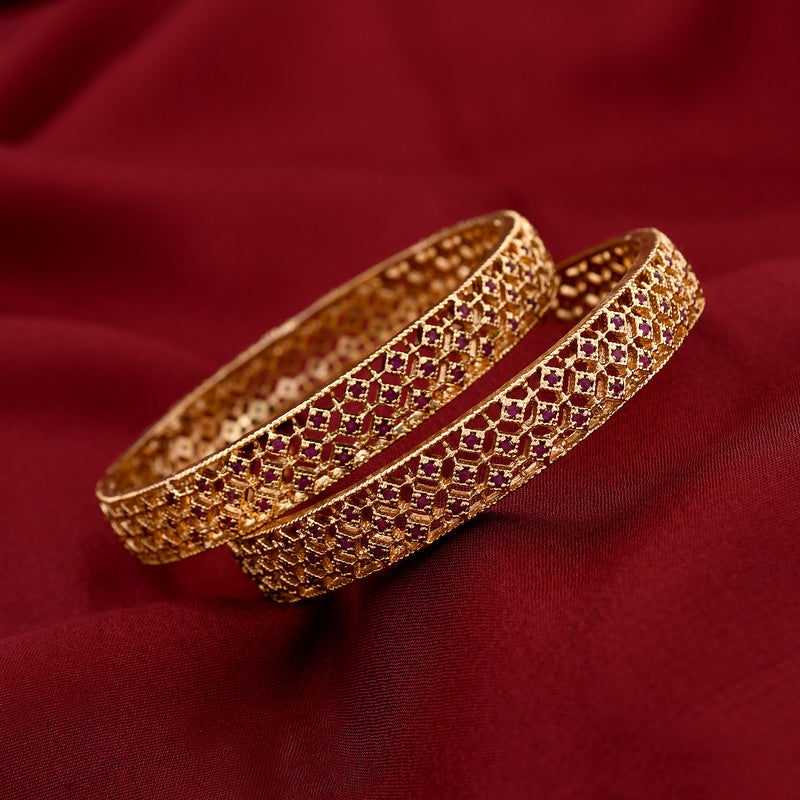 South Indian Gold Plated Bangle