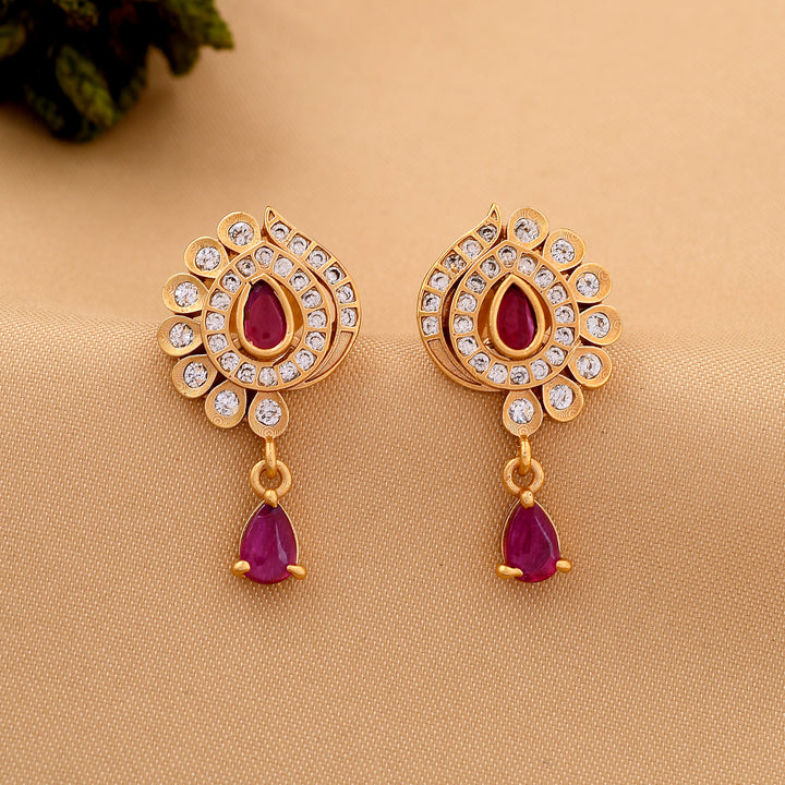 Antique Polish Peardrop Studs