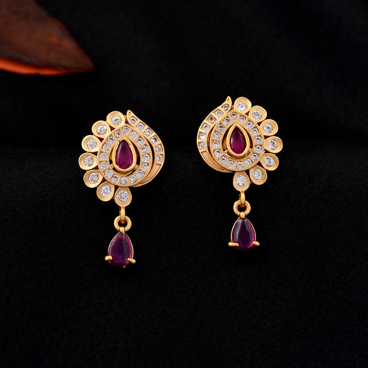 Antique Polish Peardrop Studs