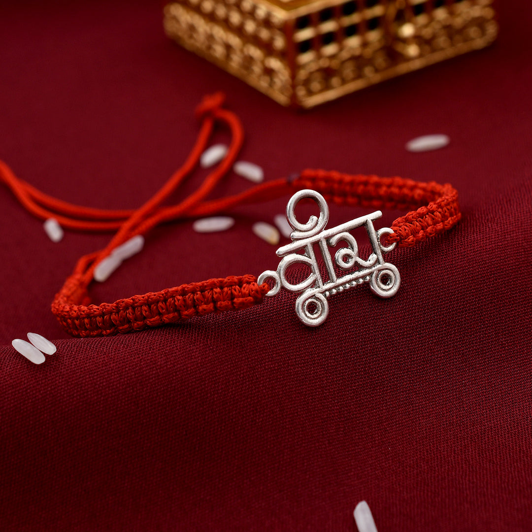 Veera 925 Silver Rakhi
