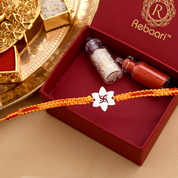 Sterling Silver Designer Swastik