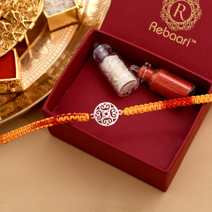 Handmade Silver Rakhi