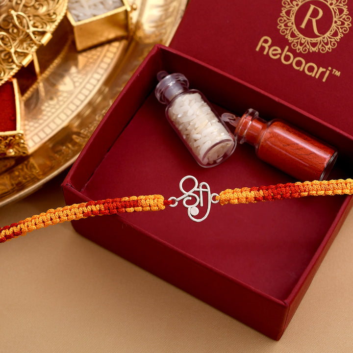 Shree Sterling Silver Rakhi