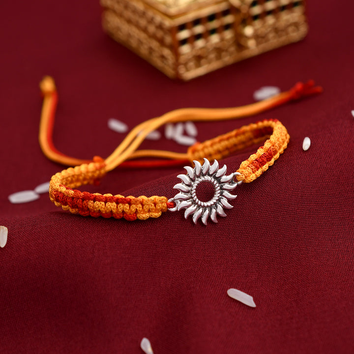 Sunshine Design Silver Rakhi