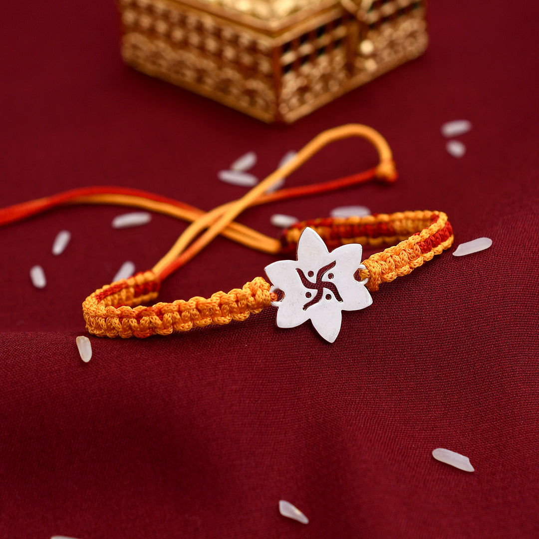 Sterling Silver Designer Swastik