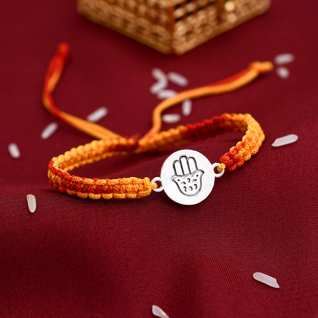 Handcrafted 925 Silver Rakhi