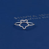 Dynamic Star Design 925 Sterling Silver Ring