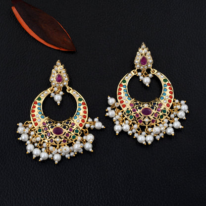 Jadaau Chandbali Earrings