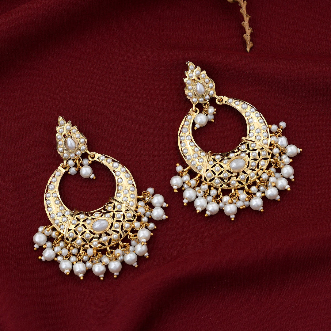 Jadaau Chandbali Earrings
