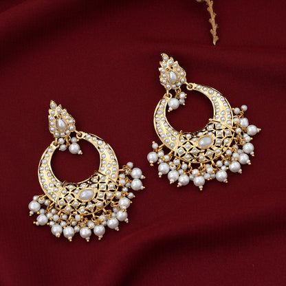 Jadaau Chandbali Earrings