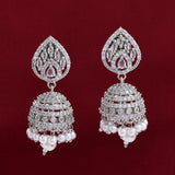 Zirconia Jhumka Earrings