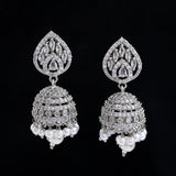 Zirconia Jhumka Earrings