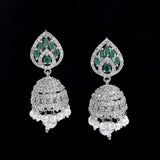 Zirconia Jhumka Earrings