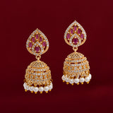 Zircon Jhumka Earrings