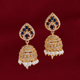 Zircon Jhumka Earrings