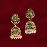 Zircon Jhumka Earrings