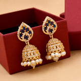 Zircon Jhumka Earrings