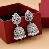 Zirconia Jhumka Earrings