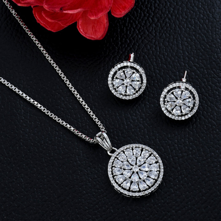 Zircon Pendant Set