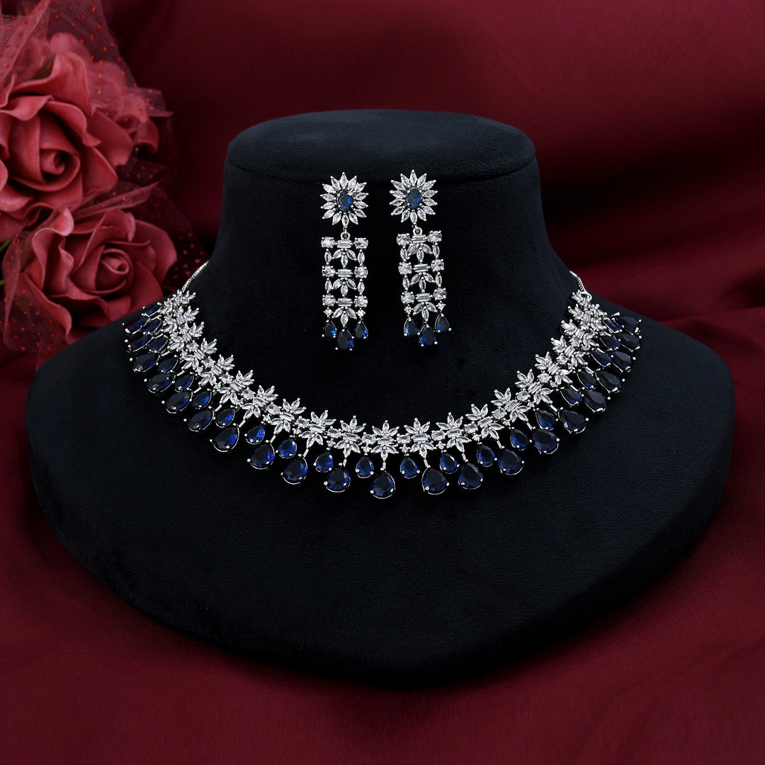 Classic Zircon Necklace Set