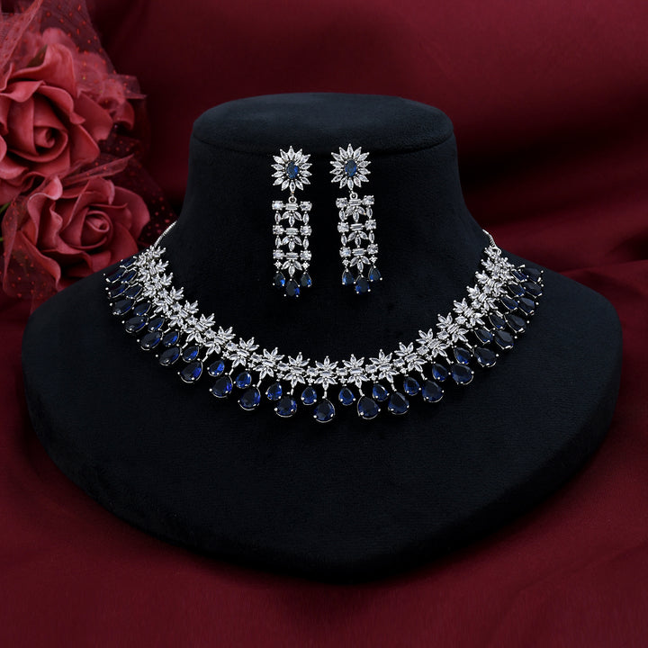 Classic Zircon Necklace Set