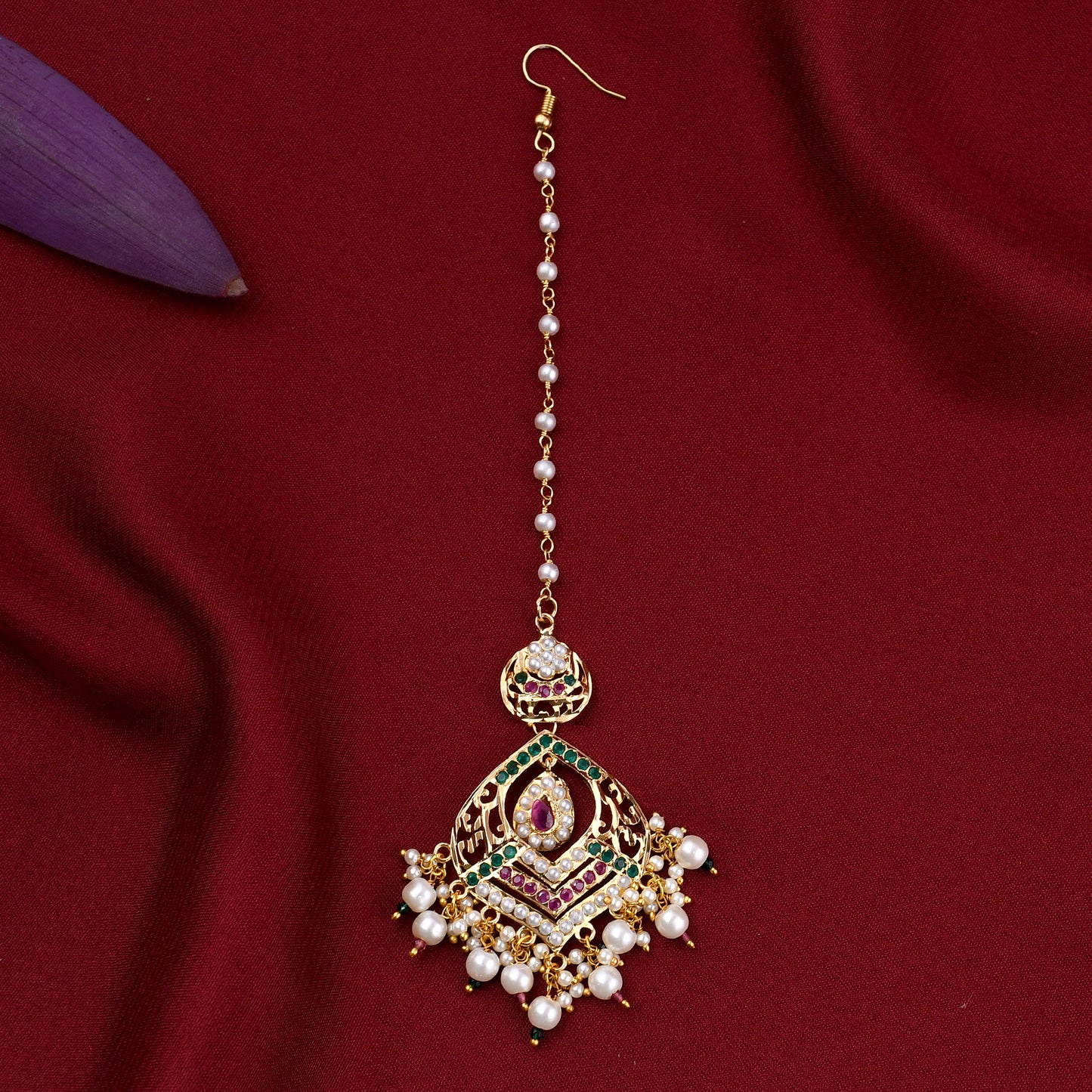 Gold Plated Jadaau Necklace Set