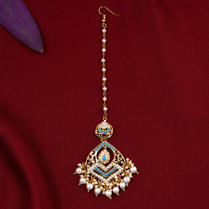 Gold Plated Jadaau Necklace Set