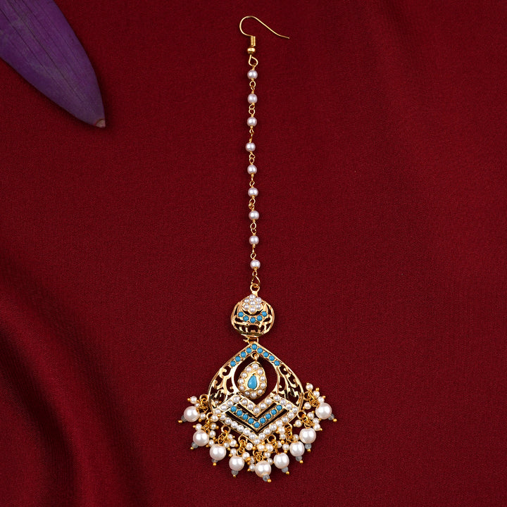 Gold Plated Jadaau Necklace Set