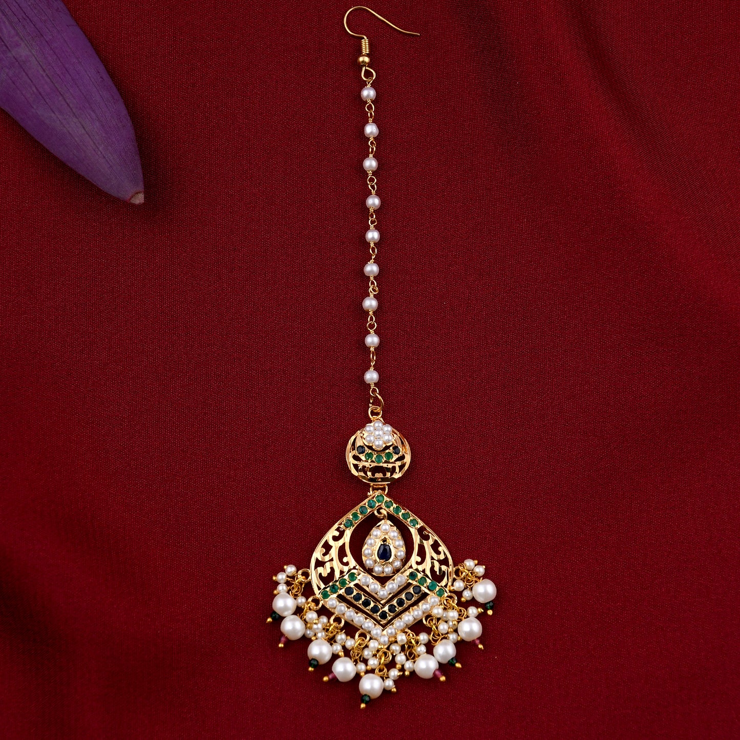 Gold Plated Jadaau Necklace Set