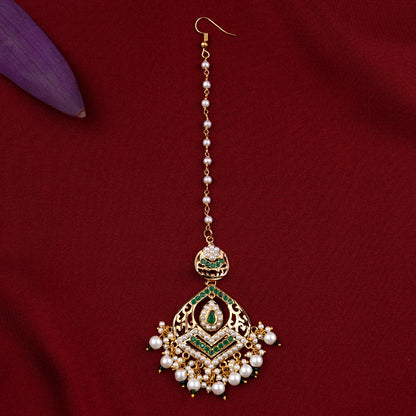 Gold Plated Jadaau Necklace Set