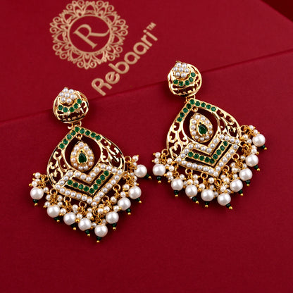 Gold Plated Jadaau Necklace Set