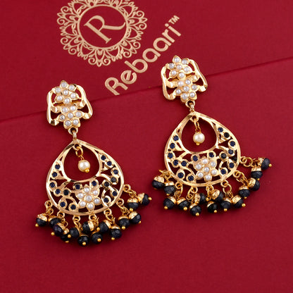 Gold Plated Jadau Necklace Set