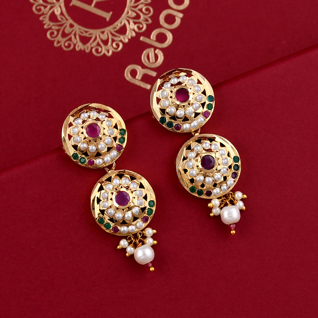 Traditional Jadaau Necklace Set