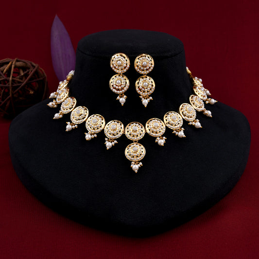 Traditional Jadaau Necklace Set