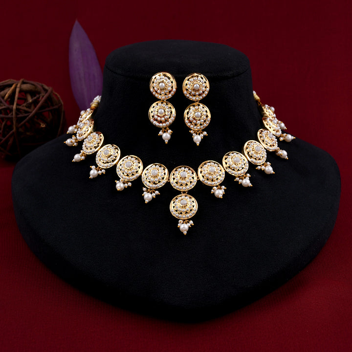 Traditional Jadaau Necklace Set
