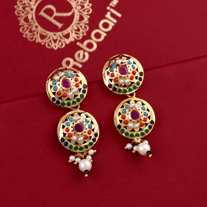 Traditional Jadaau Necklace Set