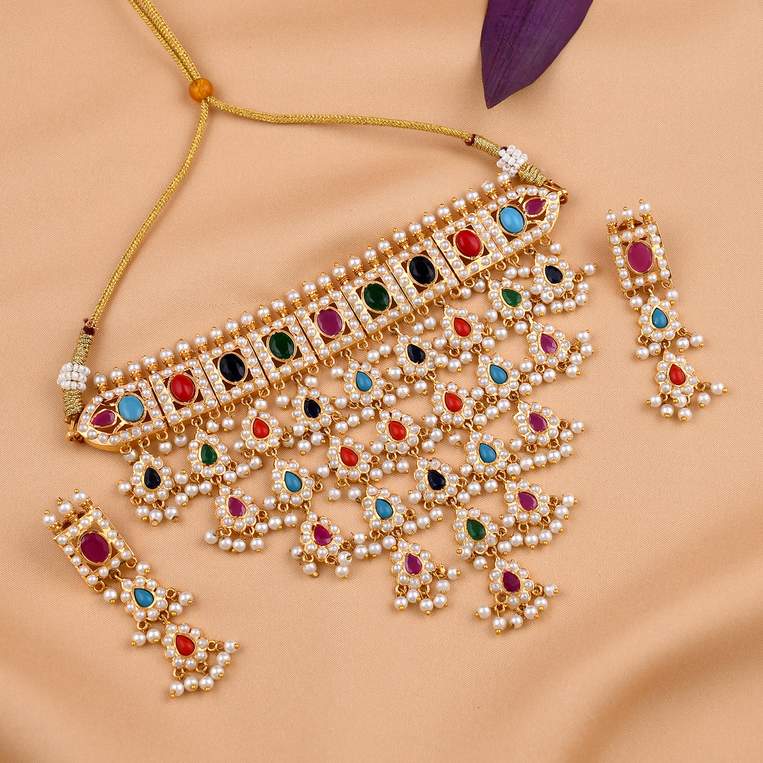 Rajasthani Rajputi Jadaau Choker Set