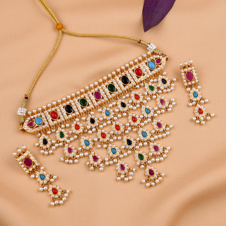 Rajasthani Rajputi Jadaau Choker Set